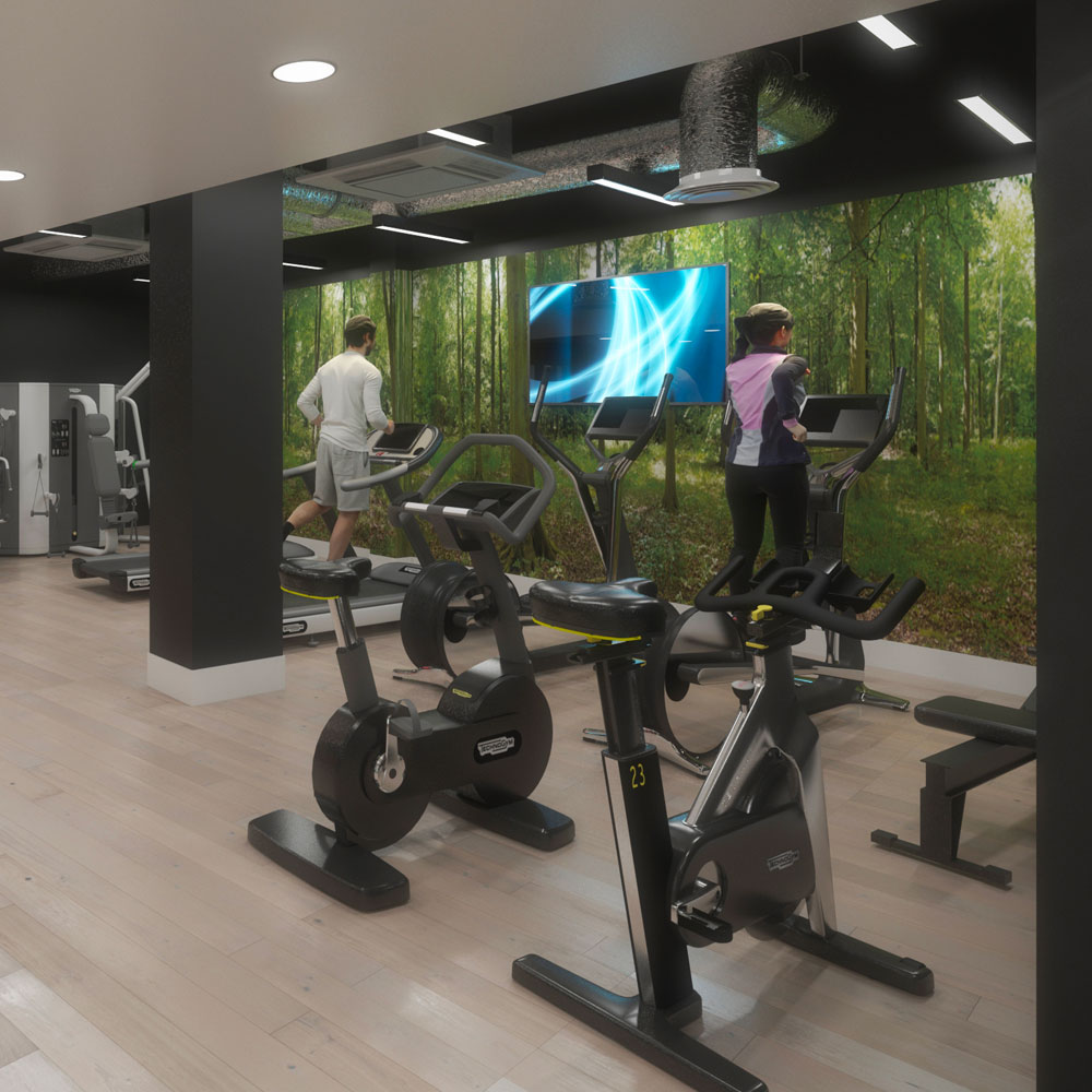 Cathy Perkins Interior Architecture | Projects | Corporate Gym